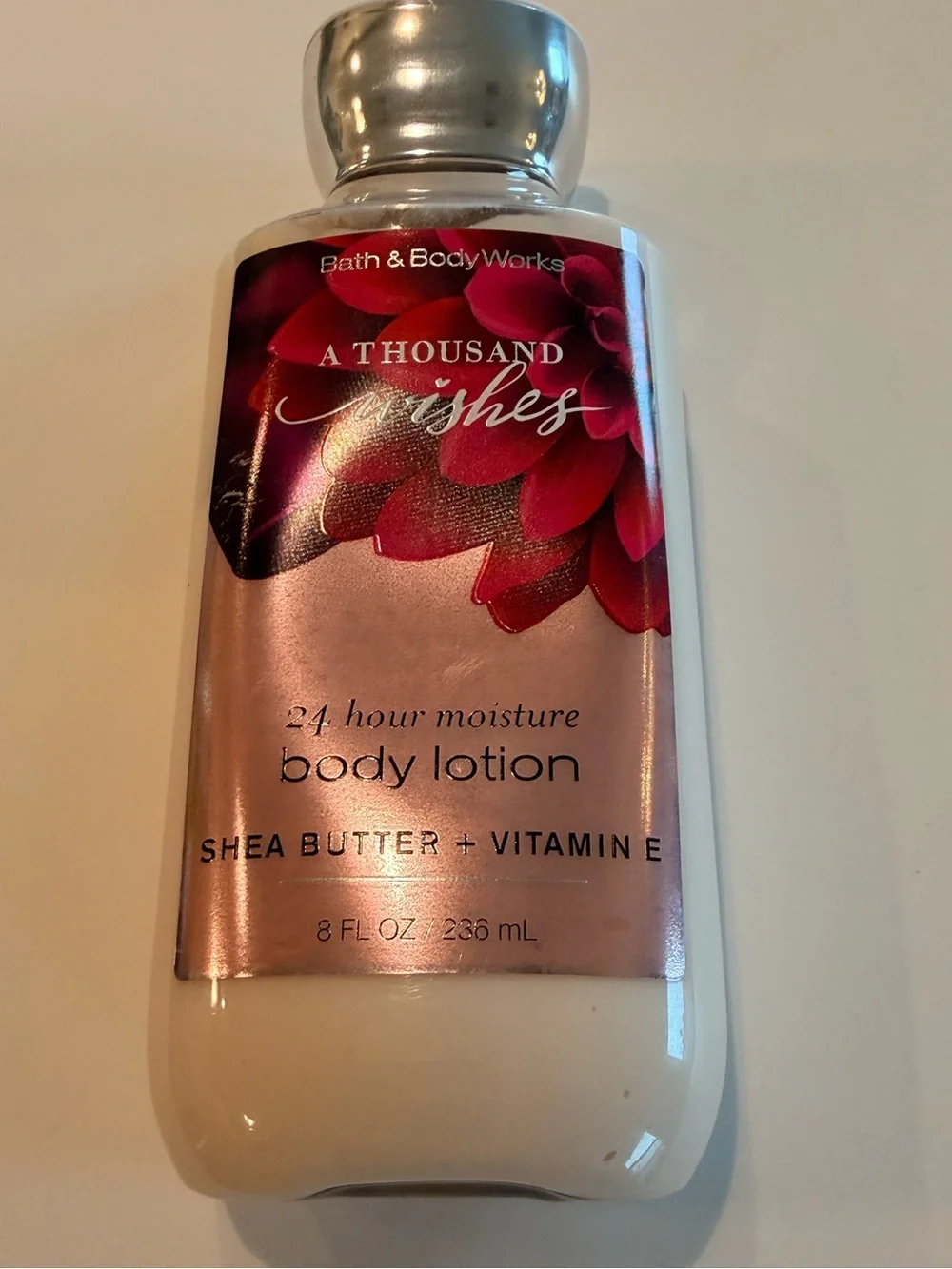 Bath & Body Works A Thousand Wishes Body Lotion - Pink and Silver